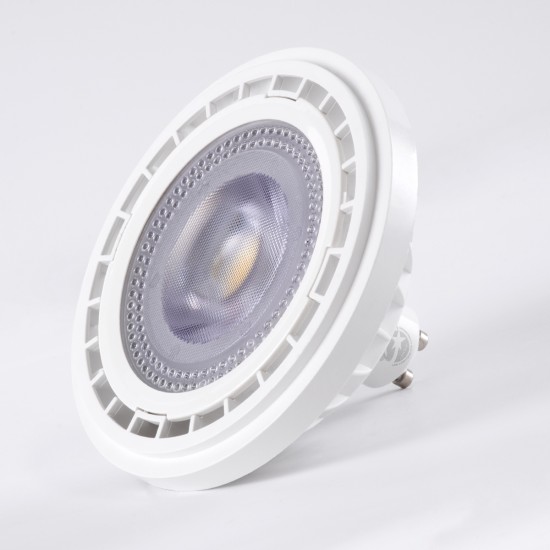 GloboStar® 60127 Σποτ LED GU10 AR111 15W 1455lm 12° AC 220-240V IP20 Φ11 x Υ6.6cm Φυσικό Λευκό 4500K - 3 Χρόνια Εγγύηση