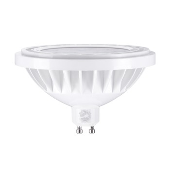 GLOBOSTAR® SPOTAR 60129 Σποτ GU10 AR111 LED 12W 1200lm 36° AC 220-240V IP20 Ψυχρό Λευκό 6000K Dimmable - Μ11 x Π11 x Υ6.6cm - 3 Χρόνια Εγγύηση