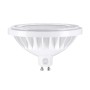 GLOBOSTAR® SPOTAR 60129 Σποτ GU10 AR111 LED 12W 1200lm 36° AC 220-240V IP20 Ψυχρό Λευκό 6000K Dimmable - Μ11 x Π11 x Υ6.6cm - 3 Χρόνια Εγγύηση