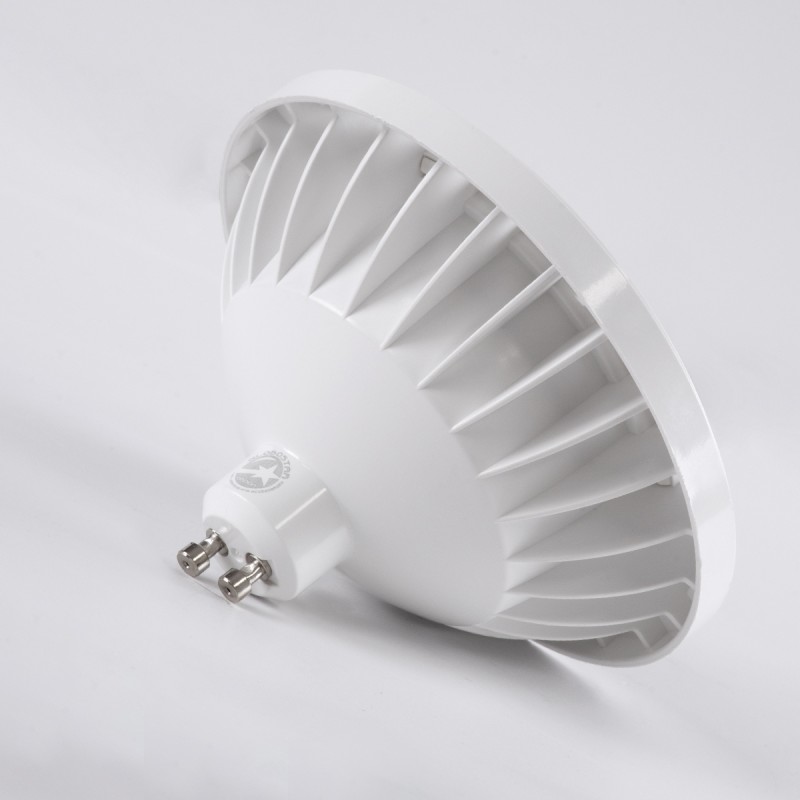 GloboStar® 60129 Σποτ LED GU10 AR111 12W 1200lm 36° AC 220-240V IP20 Φ11 x Υ6.6cm Ψυχρό Λευκό 6000K Dimmable - 3 Χρόνια Εγγύηση