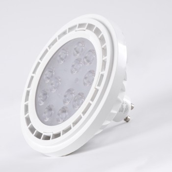 GLOBOSTAR® SPOTAR 60130 Σποτ GU10 AR111 LED 12W 1164lm 36° AC 220-240V IP20 Φυσικό Λευκό 4500K Dimmable - Μ11 x Π11 x Υ6.6cm - 3 Χρόνια Εγγύηση