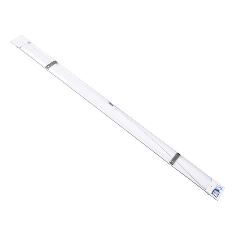 GloboStar® 60160 LED Γραμμικό Βιομηχανικό Φωτιστικό Tri-Proof 120cm 40W 3648lm 120° AC 220-240V Αδιάβροχο IP65 Μ120 x Π7.5 x Υ2.5cm Θερμό Λευκό 2700K - 2 Χρόνια Εγγύηση