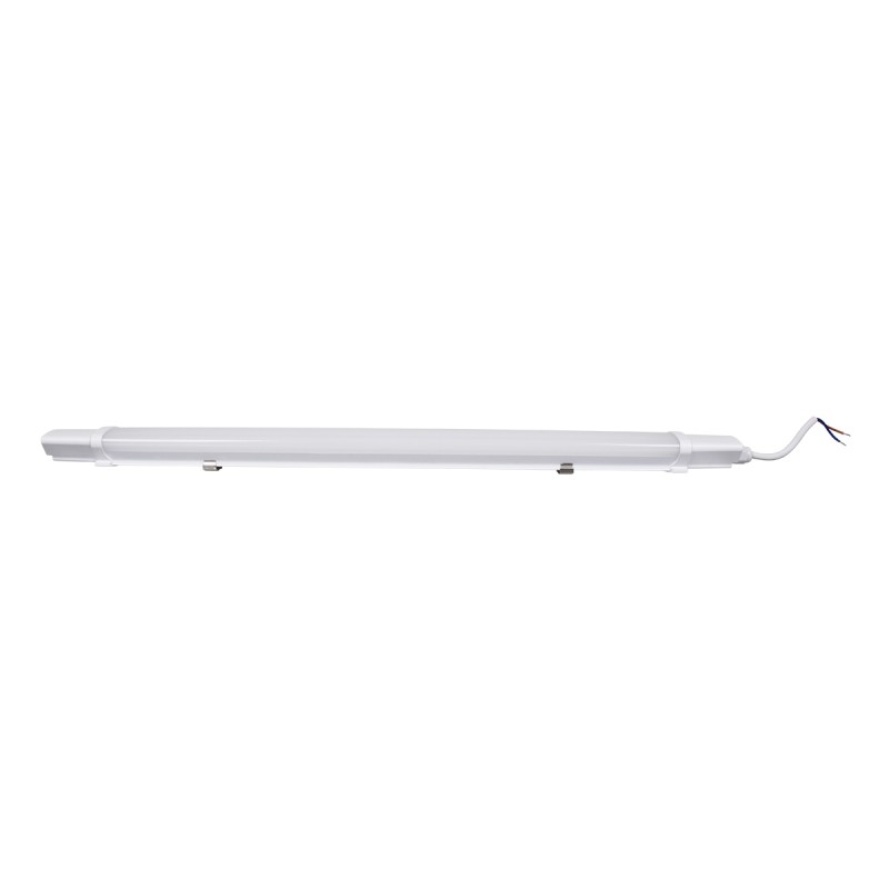 GloboStar® 60163 LED Γραμμικό Βιομηχανικό Φωτιστικό Tri-Proof 60cm 18W 1936lm 120° AC 220-240V Αδιάβροχο IP65 Μ60 x Π6 x Υ4cm Θερμό Λευκό 2700K - 3 Χρόνια Εγγύηση