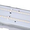 GloboStar® 60170 LED Γραμμικό Βιομηχανικό Φωτιστικό Tri-Proof 60cm 24W 2785lm 120° AC 220-240V Αδιάβροχο IP65 Μ60 x Π10.5 x Υ8cm Ψυχρό Λευκό 6000K - 3 Χρόνια Εγγύηση