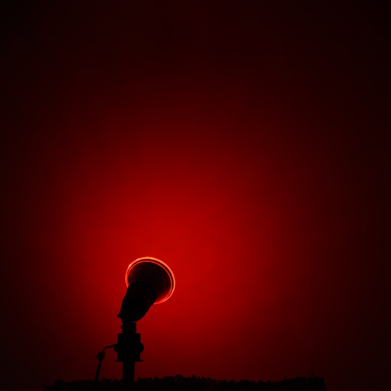 GloboStar® 60229 Λάμπα LED E27 PAR38 Κήπου Σκληρού Υάλου 18W 1200lm 60° AC 220-240V IP65 Φ12 x Υ13cm Κόκκινο - 3 Years Warranty