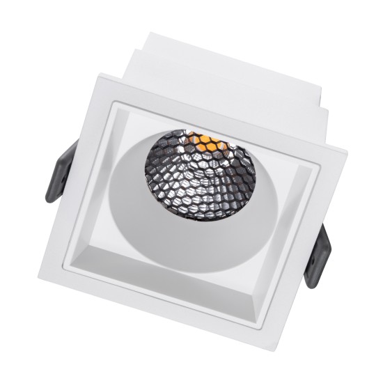 GloboStar® PLUTO-M 60273 Χωνευτό LED Spot Downlight TrimLess Μ8.4xΠ8.4cm 10W 1250lm 38° AC 220-240V IP20 Μ8.4 x Π8.4 x Υ5.9cm - Τετράγωνο - Λευκό & Anti-Glare HoneyComb - Θερμό Λευκό 2700K - Bridgelux COB - 5 Years Warranty GloboStar® PLUTO-M 60273 Χωνευτό LED Spot Downlight TrimLess Μ8.4xΠ8.4cm 10W 1250lm 38° AC 220-240V IP20 Μ8.4 x Π8.4 x Υ5.9cm - Τετράγωνο - Λευκό & Anti-Glare HoneyComb - Θερμό Λευκό 2700K - Bridgelux COB - 5 Years Warranty