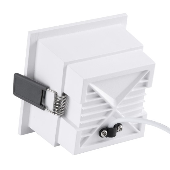 GloboStar® PLUTO-M 60273 Χωνευτό LED Spot Downlight TrimLess Μ8.4xΠ8.4cm 10W 1250lm 38° AC 220-240V IP20 Μ8.4 x Π8.4 x Υ5.9cm - Τετράγωνο - Λευκό & Anti-Glare HoneyComb - Θερμό Λευκό 2700K - Bridgelux COB - 5 Years Warranty GloboStar® PLUTO-M 60273 Χωνευτό LED Spot Downlight TrimLess Μ8.4xΠ8.4cm 10W 1250lm 38° AC 220-240V IP20 Μ8.4 x Π8.4 x Υ5.9cm - Τετράγωνο - Λευκό & Anti-Glare HoneyComb - Θερμό Λευκό 2700K - Bridgelux COB - 5 Years Warranty