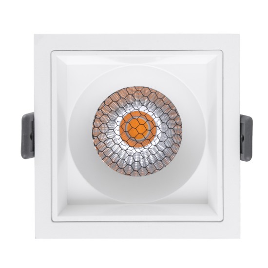 GloboStar® PLUTO-M 60273 Χωνευτό LED Spot Downlight TrimLess Μ8.4xΠ8.4cm 10W 1250lm 38° AC 220-240V IP20 Μ8.4 x Π8.4 x Υ5.9cm - Τετράγωνο - Λευκό & Anti-Glare HoneyComb - Θερμό Λευκό 2700K - Bridgelux COB - 5 Years Warranty GloboStar® PLUTO-M 60273 Χωνευτό LED Spot Downlight TrimLess Μ8.4xΠ8.4cm 10W 1250lm 38° AC 220-240V IP20 Μ8.4 x Π8.4 x Υ5.9cm - Τετράγωνο - Λευκό & Anti-Glare HoneyComb - Θερμό Λευκό 2700K - Bridgelux COB - 5 Years Warranty