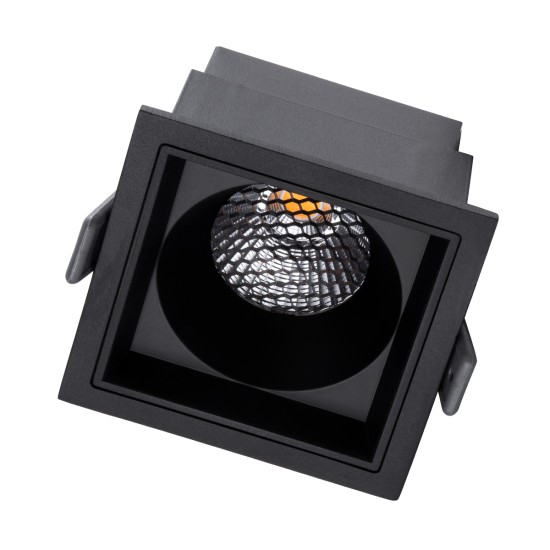 GloboStar® PLUTO-M 60275 Χωνευτό LED Spot Downlight TrimLess Μ8.4xΠ8.4cm 10W 1250lm 38° AC 220-240V IP20 Μ8.4 x Π8.4 x Υ5.9cm - Τετράγωνο - Μαύρο & Anti-Glare HoneyComb - Θερμό Λευκό 2700K - Bridgelux COB - 5 Years Warranty GloboStar® PLUTO-M 60275 Χωνευτό LED Spot Downlight TrimLess Μ8.4xΠ8.4cm 10W 1250lm 38° AC 220-240V IP20 Μ8.4 x Π8.4 x Υ5.9cm - Τετράγωνο - Μαύρο & Anti-Glare HoneyComb - Θερμό Λευκό 2700K - Bridgelux COB - 5 Years Warranty