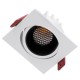 GloboStar® LEO-SQ 60289 Χωνευτό LED Spot Downlight TrimLess Μ8.5xΠ8.5cm 10W 1250lm 38° AC 220-240V IP20 Μ8.5 x Π8.5 x Υ6.6cm - Τετράγωνο - Κινούμενο - Λευκό με Μαύρο Κάτοπτρο & Anti-Glare HoneyComb - Θερμό Λευκό 2700K - Bridgelux COB - 5 Years Warrant GloboStar® LEO-SQ 60289 Χωνευτό LED Spot Downlight TrimLess Μ8.5xΠ8.5cm 10W 1250lm 38° AC 220-240V IP20 Μ8.5 x Π8.5 x Υ6.6cm - Τετράγωνο - Κινούμενο - Λευκό με Μαύρο Κάτοπτρο & Anti-Glare HoneyComb - Θερμό Λευκό 2700K - Bridgelux COB - 5 Years Warrant