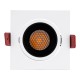 GloboStar® LEO-SQ 60289 Χωνευτό LED Spot Downlight TrimLess Μ8.5xΠ8.5cm 10W 1250lm 38° AC 220-240V IP20 Μ8.5 x Π8.5 x Υ6.6cm - Τετράγωνο - Κινούμενο - Λευκό με Μαύρο Κάτοπτρο & Anti-Glare HoneyComb - Θερμό Λευκό 2700K - Bridgelux COB - 5 Years Warrant GloboStar® LEO-SQ 60289 Χωνευτό LED Spot Downlight TrimLess Μ8.5xΠ8.5cm 10W 1250lm 38° AC 220-240V IP20 Μ8.5 x Π8.5 x Υ6.6cm - Τετράγωνο - Κινούμενο - Λευκό με Μαύρο Κάτοπτρο & Anti-Glare HoneyComb - Θερμό Λευκό 2700K - Bridgelux COB - 5 Years Warrant