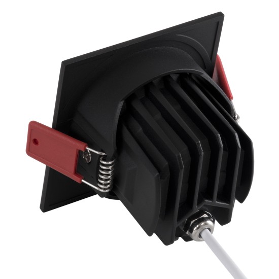 GloboStar® LEO-SQ 60293 Χωνευτό LED Spot Downlight TrimLess Μ8.5xΠ8.5cm 10W 1250lm 38° AC 220-240V IP20 Μ8.5 x Π8.5 x Υ6.6cm - Τετράγωνο - Κινούμενο - Μαύρο & Anti-Glare HoneyComb - Θερμό Λευκό 2700K - Bridgelux COB - 5 Years Warranty GloboStar® LEO-SQ 60293 Χωνευτό LED Spot Downlight TrimLess Μ8.5xΠ8.5cm 10W 1250lm 38° AC 220-240V IP20 Μ8.5 x Π8.5 x Υ6.6cm - Τετράγωνο - Κινούμενο - Μαύρο & Anti-Glare HoneyComb - Θερμό Λευκό 2700K - Bridgelux COB - 5 Years Warranty