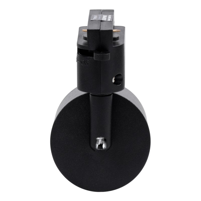 GloboStar® LEO 60353 Μοντέρνο Φωτιστικό Οροφής Σποτ Μονόφωτο 1 x GU10 IP20 Μαύρο Αλουμίνιο - Μ6 x Π6 x Υ19cm - 5 Χρόνια Εγγύηση