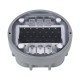 GloboStar® ROADER 60367 Professional LED Strobe Αυτόνομος Ηλιακός Χωνευτός Ανακλαστήρας Οδοστρώματος με Ενσωματωμένο Φωτοβολταϊκό Panel 2.5V 220mA & Επαναφορτιζόμενη Μπαταρία Ni-MH 1.2V 1200mAh - Αδιάβροχο IP68 - Ψυχρό Λευκό 6000K - Max Pass Load 20 Τ
