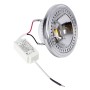 GLOBOSTAR® DARKO 60378 Σποτ AR111 LED 14W 1694lm 40° AC 220-240V IP20 Ψυχρό Λευκό 6000K - Indirect Anti-Glare Reflector - Bridgelux High Lumen COB Gen2 & TÜV SÜD Driver - Μ11.1 x Π11.1 x Υ6.6cm - 3 Χρόνια Εγγύηση