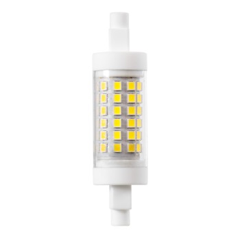 GLOBOSTAR® TUBINI 60393 Λάμπα R7S 78mm LED 7W 847lm 360° AC 220-240V IP20 Ψυχρό Λευκό 6000K - Lumileds SMD Chip - Μ2 x Π2 x Υ7.8cm - 3 Χρόνια Εγγύηση