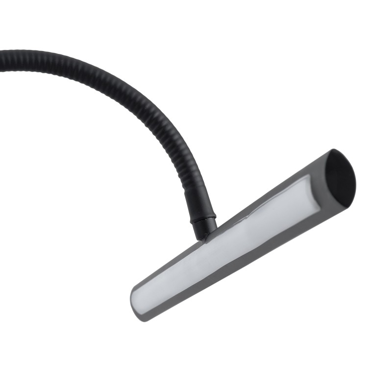 GloboStar® TROIS 60436 Μοντέρνο Φωτιστικό Τοίχου - Απλίκα Καθρέπτη Μπάνιου - Πίνακα LED 12W 1400lm 120° AC 220-240V IP44 Μ60 x Π24 x Υ18cm - Φυσικό Λευκό 4500K - Μαύρο - 3 Χρόνια Εγγύηση