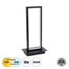 GloboStar® CORNELIE 60460 Επιτραπέζιο Φωτιστικό LED CCT 18W 1980lm 200° AC 220-240V - Εναλλαγή Φωτισμού μέσω Διακόπτη On/Off All In One Ψυχρό 6000k+Φυσικό 4500k+Θερμό 2700k Μ18 x Π10 x Υ36cm - Mαύρο - 3 Χρόνια Εγγύηση