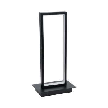 GLOBOSTAR® CORNELIE 60460 Μοντέρνο Επιτραπέζιο Φωτιστικό LED CCT 18W 1980lm 200° AC 220-240V IP20 Ρυθμιζόμενο Λευκό CCT με On/Off 2700K/4500K/6000K - Lumileds SMD Chip - Mαύρο - Μ18 x Π10 x Υ36cm - 3 Χρόνια Εγγύηση