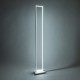 GloboStar® CORNELIE 60464 Επιδαπέδιο Φωτιστικό LED CCT 24W 2640lm 200° AC 220-240V - Εναλλαγή Φωτισμού μέσω Διακόπτη On/Off All In One Ψυχρό 6000k+Φυσικό 4500k+Θερμό 2700k Μ26 x Π16 x Υ153cm - Λευκό - 3 Χρόνια Εγγύηση