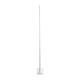 GloboStar® CORNELIE 60464 Επιδαπέδιο Φωτιστικό LED CCT 24W 2640lm 200° AC 220-240V - Εναλλαγή Φωτισμού μέσω Διακόπτη On/Off All In One Ψυχρό 6000k+Φυσικό 4500k+Θερμό 2700k Μ26 x Π16 x Υ153cm - Λευκό - 3 Χρόνια Εγγύηση
