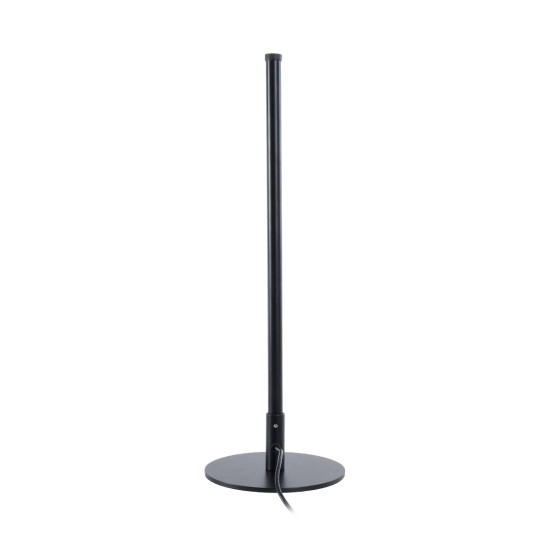 GloboStar® DALUMA 60467 Επιτραπέζιο Φωτιστικό LED CCT 8W 880lm 200° AC 220-240V - Εναλλαγή Φωτισμού μέσω On/Off All In One Ψυχρό 6000k+Φυσικό 4500k+Θερμό 2700k Μ15 x Π15 x Υ46cm - Mαύρο - 3 Χρόνια Εγγύηση