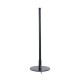 GloboStar® DALUMA 60467 Επιτραπέζιο Φωτιστικό LED CCT 8W 880lm 200° AC 220-240V - Εναλλαγή Φωτισμού μέσω On/Off All In One Ψυχρό 6000k+Φυσικό 4500k+Θερμό 2700k Μ15 x Π15 x Υ46cm - Mαύρο - 3 Χρόνια Εγγύηση