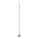 GloboStar® DALUMA 60470 Επιδαπέδιο Φωτιστικό LED CCT 24W 2640lm 200° AC 220-240V - Εναλλαγή Φωτισμού μέσω On/Off All In One Ψυχρό 6000k+Φυσικό 4500k+Θερμό 2700k Μ18 x Π18 x Υ160cm - Μαύρο - 3 Χρόνια Εγγύηση