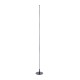 GloboStar® DALUMA 60470 Επιδαπέδιο Φωτιστικό LED CCT 24W 2640lm 200° AC 220-240V - Εναλλαγή Φωτισμού μέσω On/Off All In One Ψυχρό 6000k+Φυσικό 4500k+Θερμό 2700k Μ18 x Π18 x Υ160cm - Μαύρο - 3 Χρόνια Εγγύηση