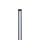 GloboStar® DALUMA 60470 Επιδαπέδιο Φωτιστικό LED CCT 24W 2640lm 200° AC 220-240V - Εναλλαγή Φωτισμού μέσω On/Off All In One Ψυχρό 6000k+Φυσικό 4500k+Θερμό 2700k Μ18 x Π18 x Υ160cm - Μαύρο - 3 Χρόνια Εγγύηση