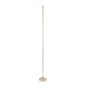 GloboStar® DALUMA 60472 Επιδαπέδιο Φωτιστικό LED CCT 24W 2640lm 200° AC 220-240V - Εναλλαγή Φωτισμού μέσω On/Off All In One Ψυχρό 6000k+Φυσικό 4500k+Θερμό 2700k Μ18 x Π18 x Υ160cm - Χρυσό - 3 Χρόνια Εγγύηση