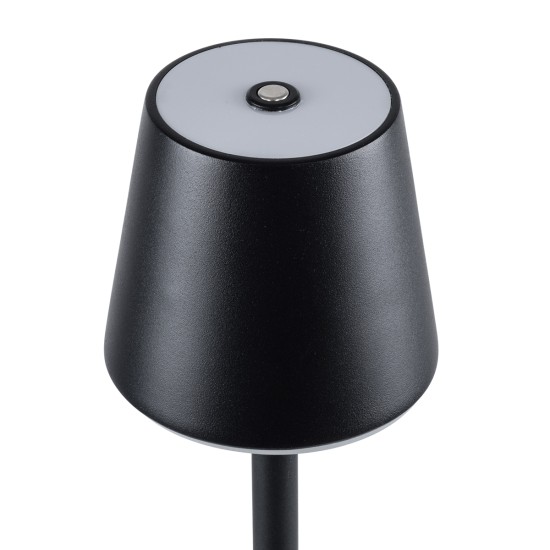 GloboStar® NEGA 60473 Μοντέρνο Επιτραπέζιο Φωτιστικό Πορτατίφ LED 2.2W 154lm 360° DC 5V Επαναφορτιζόμενο με Μπαταρία Li-ion 4000mAh - Διακόπτη Αφής - Θερμό Λευκό 2700K - Dimmable - D10 x H39cm - Μαύρο - 2 Years Warranty GloboStar® NEGA 60473 Μοντέρνο Επιτραπέζιο Φωτιστικό Πορτατίφ LED 2.2W 154lm 360° DC 5V Επαναφορτιζόμενο με Μπαταρία Li-ion 4000mAh - Διακόπτη Αφής - Θερμό Λευκό 2700K - Dimmable - D10 x H39cm - Μαύρο - 2 Years Warranty