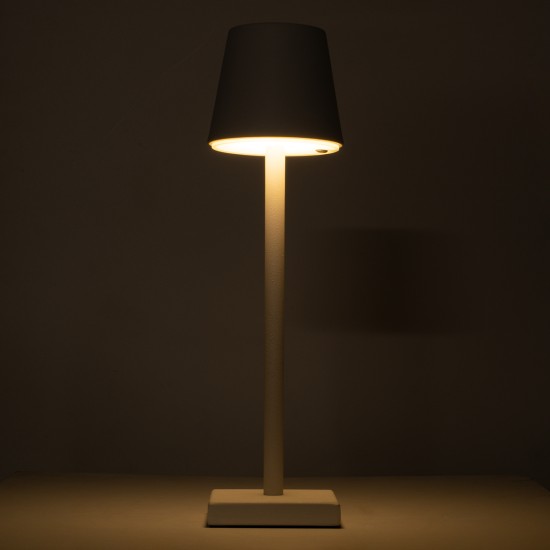 GloboStar® NEGA 60474 Μοντέρνο Επιτραπέζιο Φωτιστικό Πορτατίφ LED 2.2W 154lm 360° DC 5V Επαναφορτιζόμενο με Μπαταρία Li-ion 4000mAh - Διακόπτη Αφής - Θερμό Λευκό 2700K - Dimmable - D10 x H39cm - Λευκό - 2 Years Warranty GloboStar® NEGA 60474 Μοντέρνο Επιτραπέζιο Φωτιστικό Πορτατίφ LED 2.2W 154lm 360° DC 5V Επαναφορτιζόμενο με Μπαταρία Li-ion 4000mAh - Διακόπτη Αφής - Θερμό Λευκό 2700K - Dimmable - D10 x H39cm - Λευκό - 2 Years Warranty