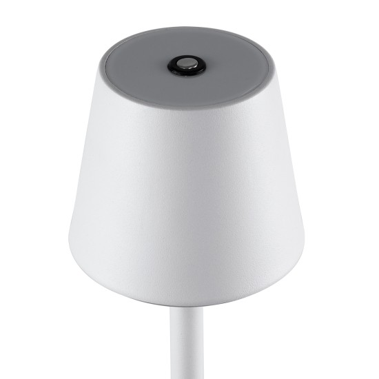 GloboStar® NEGA 60474 Μοντέρνο Επιτραπέζιο Φωτιστικό Πορτατίφ LED 2.2W 154lm 360° DC 5V Επαναφορτιζόμενο με Μπαταρία Li-ion 4000mAh - Διακόπτη Αφής - Θερμό Λευκό 2700K - Dimmable - D10 x H39cm - Λευκό - 2 Years Warranty GloboStar® NEGA 60474 Μοντέρνο Επιτραπέζιο Φωτιστικό Πορτατίφ LED 2.2W 154lm 360° DC 5V Επαναφορτιζόμενο με Μπαταρία Li-ion 4000mAh - Διακόπτη Αφής - Θερμό Λευκό 2700K - Dimmable - D10 x H39cm - Λευκό - 2 Years Warranty
