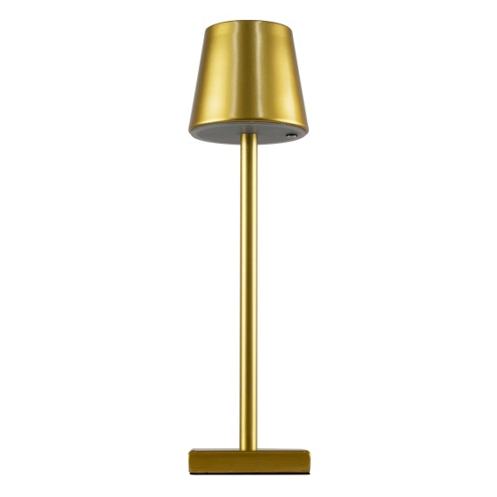 GloboStar® NEGA 60475 Μοντέρνο Επιτραπέζιο Φωτιστικό Πορτατίφ LED 2.2W 154lm 360° DC 5V Επαναφορτιζόμενο με Μπαταρία Li-ion 4000mAh - Διακόπτη Αφής - Θερμό Λευκό 2700K - Dimmable - D10 x H39cm - Χρυσό - 2 Years Warranty GloboStar® NEGA 60475 Μοντέρνο Επιτραπέζιο Φωτιστικό Πορτατίφ LED 2.2W 154lm 360° DC 5V Επαναφορτιζόμενο με Μπαταρία Li-ion 4000mAh - Διακόπτη Αφής - Θερμό Λευκό 2700K - Dimmable - D10 x H39cm - Χρυσό - 2 Years Warranty
