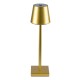 GloboStar® NEGA 60475 Μοντέρνο Επιτραπέζιο Φωτιστικό Πορτατίφ LED 2.2W 154lm 360° DC 5V Επαναφορτιζόμενο με Μπαταρία Li-ion 4000mAh - Διακόπτη Αφής - Θερμό Λευκό 2700K - Dimmable - D10 x H39cm - Χρυσό - 2 Years Warranty GloboStar® NEGA 60475 Μοντέρνο Επιτραπέζιο Φωτιστικό Πορτατίφ LED 2.2W 154lm 360° DC 5V Επαναφορτιζόμενο με Μπαταρία Li-ion 4000mAh - Διακόπτη Αφής - Θερμό Λευκό 2700K - Dimmable - D10 x H39cm - Χρυσό - 2 Years Warranty