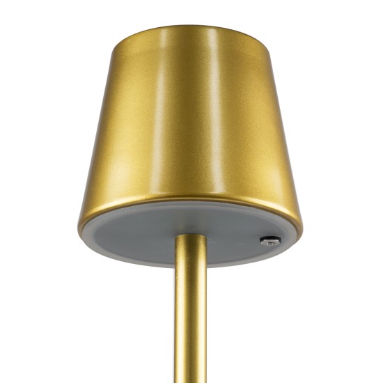 GloboStar® NEGA 60475 Μοντέρνο Επιτραπέζιο Φωτιστικό Πορτατίφ LED 2.2W 154lm 360° DC 5V Επαναφορτιζόμενο με Μπαταρία Li-ion 4000mAh - Διακόπτη Αφής - Θερμό Λευκό 2700K - Dimmable - D10 x H39cm - Χρυσό - 2 Years Warranty GloboStar® NEGA 60475 Μοντέρνο Επιτραπέζιο Φωτιστικό Πορτατίφ LED 2.2W 154lm 360° DC 5V Επαναφορτιζόμενο με Μπαταρία Li-ion 4000mAh - Διακόπτη Αφής - Θερμό Λευκό 2700K - Dimmable - D10 x H39cm - Χρυσό - 2 Years Warranty
