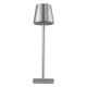 GloboStar® NEGA 60476 Μοντέρνο Επιτραπέζιο Φωτιστικό Πορτατίφ LED 2.2W 154lm 360° DC 5V Επαναφορτιζόμενο με Μπαταρία Li-ion 4000mAh - Διακόπτη Αφής - Θερμό Λευκό 2700K - Dimmable - D10 x H39cm - Ασημί - 2 Years Warranty GloboStar® NEGA 60476 Μοντέρνο Επιτραπέζιο Φωτιστικό Πορτατίφ LED 2.2W 154lm 360° DC 5V Επαναφορτιζόμενο με Μπαταρία Li-ion 4000mAh - Διακόπτη Αφής - Θερμό Λευκό 2700K - Dimmable - D10 x H39cm - Ασημί - 2 Years Warranty