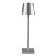 GloboStar® NEGA 60476 Μοντέρνο Επιτραπέζιο Φωτιστικό Πορτατίφ LED 2.2W 154lm 360° DC 5V Επαναφορτιζόμενο με Μπαταρία Li-ion 4000mAh - Διακόπτη Αφής - Θερμό Λευκό 2700K - Dimmable - D10 x H39cm - Ασημί - 2 Years Warranty GloboStar® NEGA 60476 Μοντέρνο Επιτραπέζιο Φωτιστικό Πορτατίφ LED 2.2W 154lm 360° DC 5V Επαναφορτιζόμενο με Μπαταρία Li-ion 4000mAh - Διακόπτη Αφής - Θερμό Λευκό 2700K - Dimmable - D10 x H39cm - Ασημί - 2 Years Warranty