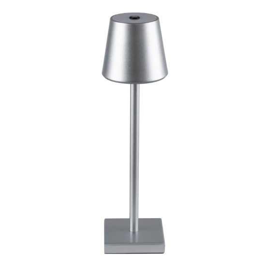 GloboStar® NEGA 60476 Μοντέρνο Επιτραπέζιο Φωτιστικό Πορτατίφ LED 2.2W 154lm 360° DC 5V Επαναφορτιζόμενο με Μπαταρία Li-ion 4000mAh - Διακόπτη Αφής - Θερμό Λευκό 2700K - Dimmable - D10 x H39cm - Ασημί - 2 Years Warranty GloboStar® NEGA 60476 Μοντέρνο Επιτραπέζιο Φωτιστικό Πορτατίφ LED 2.2W 154lm 360° DC 5V Επαναφορτιζόμενο με Μπαταρία Li-ion 4000mAh - Διακόπτη Αφής - Θερμό Λευκό 2700K - Dimmable - D10 x H39cm - Ασημί - 2 Years Warranty