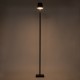 GloboStar® NEGA 60477 Μοντέρνο Επιδαπέδιο Φωτιστικό LED 2.2W 154lm 360° DC 5V Επαναφορτιζόμενο με Μπαταρία Li-ion 4000mAh - Διακόπτη Αφής - Θερμό Λευκό 2700K - Dimmable - D10 x H135cm - Μαύρο - 2 Years Warranty