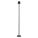 GloboStar® NEGA 60477 Μοντέρνο Επιδαπέδιο Φωτιστικό LED 2.2W 154lm 360° DC 5V Επαναφορτιζόμενο με Μπαταρία Li-ion 4000mAh - Διακόπτη Αφής - Θερμό Λευκό 2700K - Dimmable - D10 x H135cm - Μαύρο - 2 Years Warranty