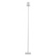 GloboStar® NEGA 60478 Μοντέρνο Επιδαπέδιο Φωτιστικό LED 2.2W 154lm 360° DC 5V Επαναφορτιζόμενο με Μπαταρία Li-ion 4000mAh - Διακόπτη Αφής - Θερμό Λευκό 2700K - Dimmable - D10 x H135cm - Λευκό - 2 Years Warranty