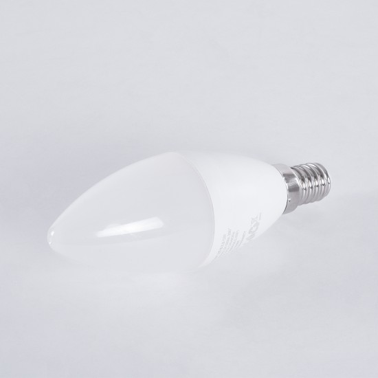 GloboStar® 60488 Έξυπνη Λάμπα LED E14 C37 Κεράκι Smart Home Wifi 5.5W 550lm 260° AC 220-240V IP20 Φ3.7 x Υ11cm RGB+CCT - Εναλλαγή Φωτισμού & Dimming μέσω Εφαρμογής Tuya - Bridgelux Chip - 3 Χρόνια Εγγύηση GloboStar® 60488 Έξυπνη Λάμπα LED E14 C37 Κεράκι Smart Home Wifi 5.5W 550lm 260° AC 220-240V IP20 Φ3.7 x Υ11cm RGB+CCT - Εναλλαγή Φωτισμού & Dimming μέσω Εφαρμογής Tuya - Bridgelux Chip - 3 Χρόνια Εγγύηση