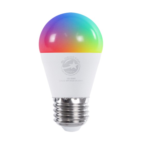 GloboStar® 60489 Έξυπνη Λάμπα LED E27 G45 Γλομπάκι Smart Home Wifi 5.5W 550lm 260° AC 220-240V IP20 Φ4.5 x Υ8.8cm RGB+CCT - Εναλλαγή Φωτισμού & Dimming μέσω Εφαρμογής Tuya - Bridgelux Chip - 3 Χρόνια Εγγύηση GloboStar® 60489 Έξυπνη Λάμπα LED E27 G45 Γλομπάκι Smart Home Wifi 5.5W 550lm 260° AC 220-240V IP20 Φ4.5 x Υ8.8cm RGB+CCT - Εναλλαγή Φωτισμού & Dimming μέσω Εφαρμογής Tuya - Bridgelux Chip - 3 Χρόνια Εγγύηση