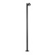 GloboStar® GARDENIA 60511 Φωτιστικό Κήπου - Πάρκου - Πλατείας - Κολωνάκι Αρχιτεκτονικού Φωτισμού Εξωτερικού Χώρου LED 7W 700lm 60° AC220-240V Αδιάβροχο IP65 - Σώμα Αλουμινίου & Tempered Glass - Μ15 x Π18 x Υ180cm - Θερμό Λευκό 2700K - Μαύρο - Bridgelu GloboStar® GARDENIA 60511 Φωτιστικό Κήπου - Πάρκου - Πλατείας - Κολωνάκι Αρχιτεκτονικού Φωτισμού Εξωτερικού Χώρου LED 7W 700lm 60° AC220-240V Αδιάβροχο IP65 - Σώμα Αλουμινίου & Tempered Glass - Μ15 x Π18 x Υ180cm - Θερμό Λευκό 2700K - Μαύρο - Bridgelu