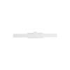 GloboStar® MIRROR 60512 Φωτιστικό Τοίχου - Απλίκα LED 12W 1440lm 120° AC 85-265V IP54 Φυσικό Λευκό 4500K Λευκό Μέταλλο - Μ42 x Π5 x Υ15cm - 2 Xρόνια Εγγύηση