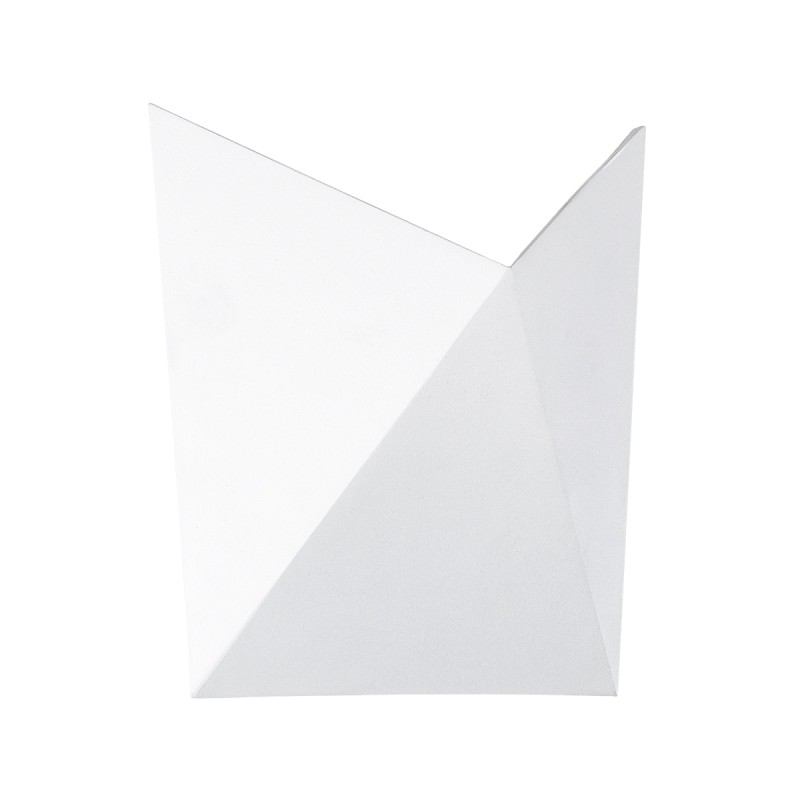 GloboStar® STEALTH 60518 Φωτιστικό Τοίχου - Απλίκα Αρχιτεκτονικού Φωτισμού Εσωτερικού/Εξωτερικού Χώρου Up or Down LED 10W 1000lm 60° AC220-240V Αδιάβροχο IP65 - Σώμα Αλουμινίου & Tempered Glass - Μ17 x Π17 x Υ7.5cm - Θερμό Λευκό 2700K - Λευκό - Bridge