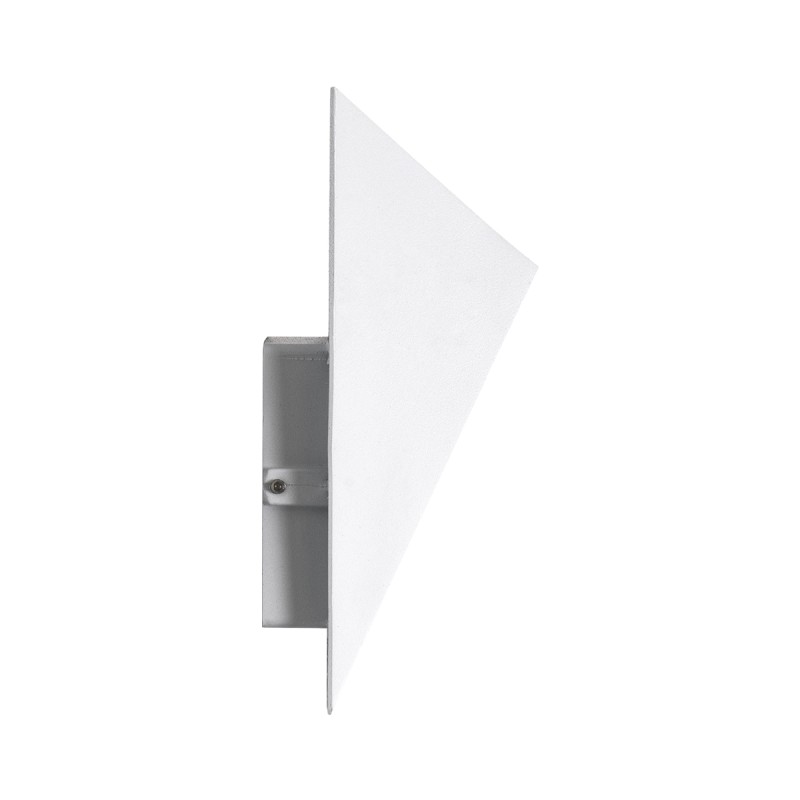 GloboStar® STEALTH 60521 Φωτιστικό Τοίχου - Απλίκα Αρχιτεκτονικού Φωτισμού Εσωτερικού/Εξωτερικού Χώρου Up or Down LED 10W 1100lm 60° AC220-240V Αδιάβροχο IP65 - Σώμα Αλουμινίου & Tempered Glass - Μ17 x Π17 x Υ7.5cm - Φυσικό Λευκό 4500K - Λευκό - Bridg