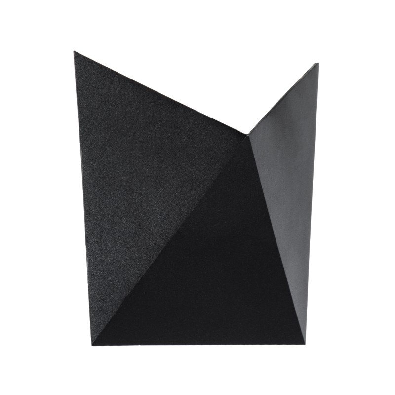 GloboStar® STEALTH 60523 Φωτιστικό Τοίχου - Απλίκα Αρχιτεκτονικού Φωτισμού Εσωτερικού/Εξωτερικού Χώρου Up or Down LED 10W 1100lm 60° AC220-240V Αδιάβροχο IP65 - Σώμα Αλουμινίου & Tempered Glass - Μ17 x Π17 x Υ7.5cm - Φυσικό Λευκό 4500K - Μαύρο - Bridg